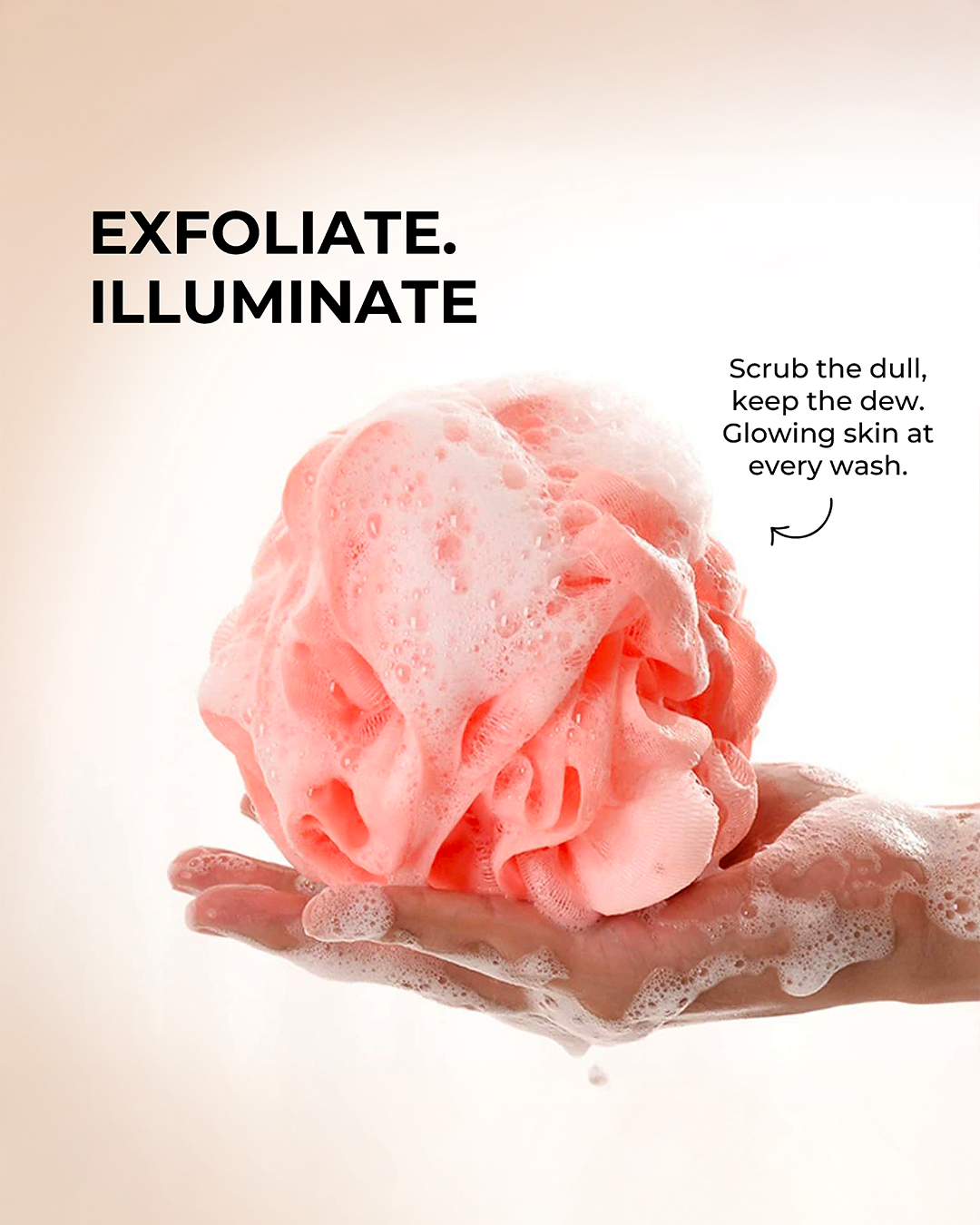 Peach and Crunch Exfoliating Body Wash