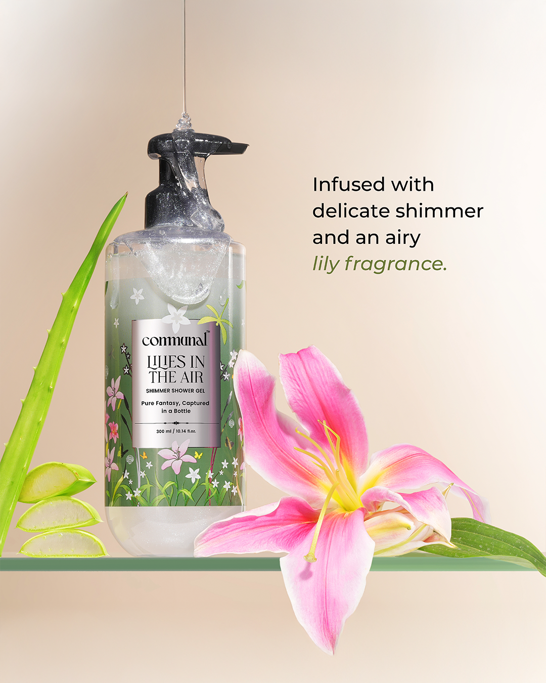 Lillies in the Air Shimmer Shower Gel
