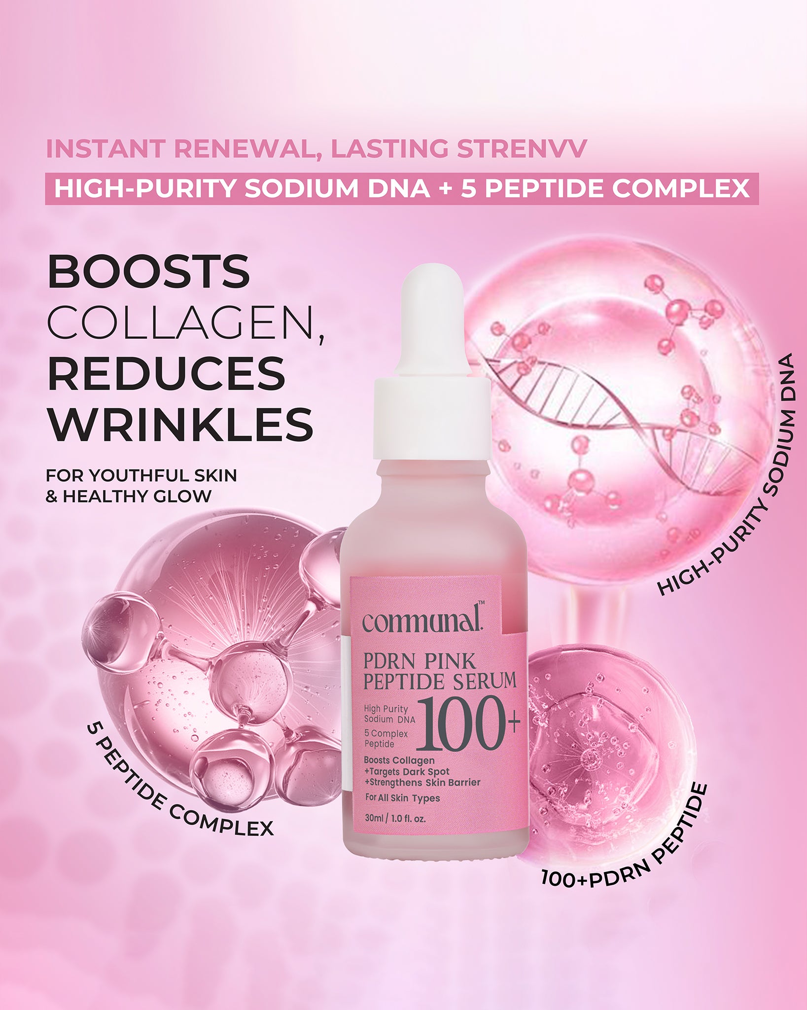 PDRN Pink Peptide Face Serum