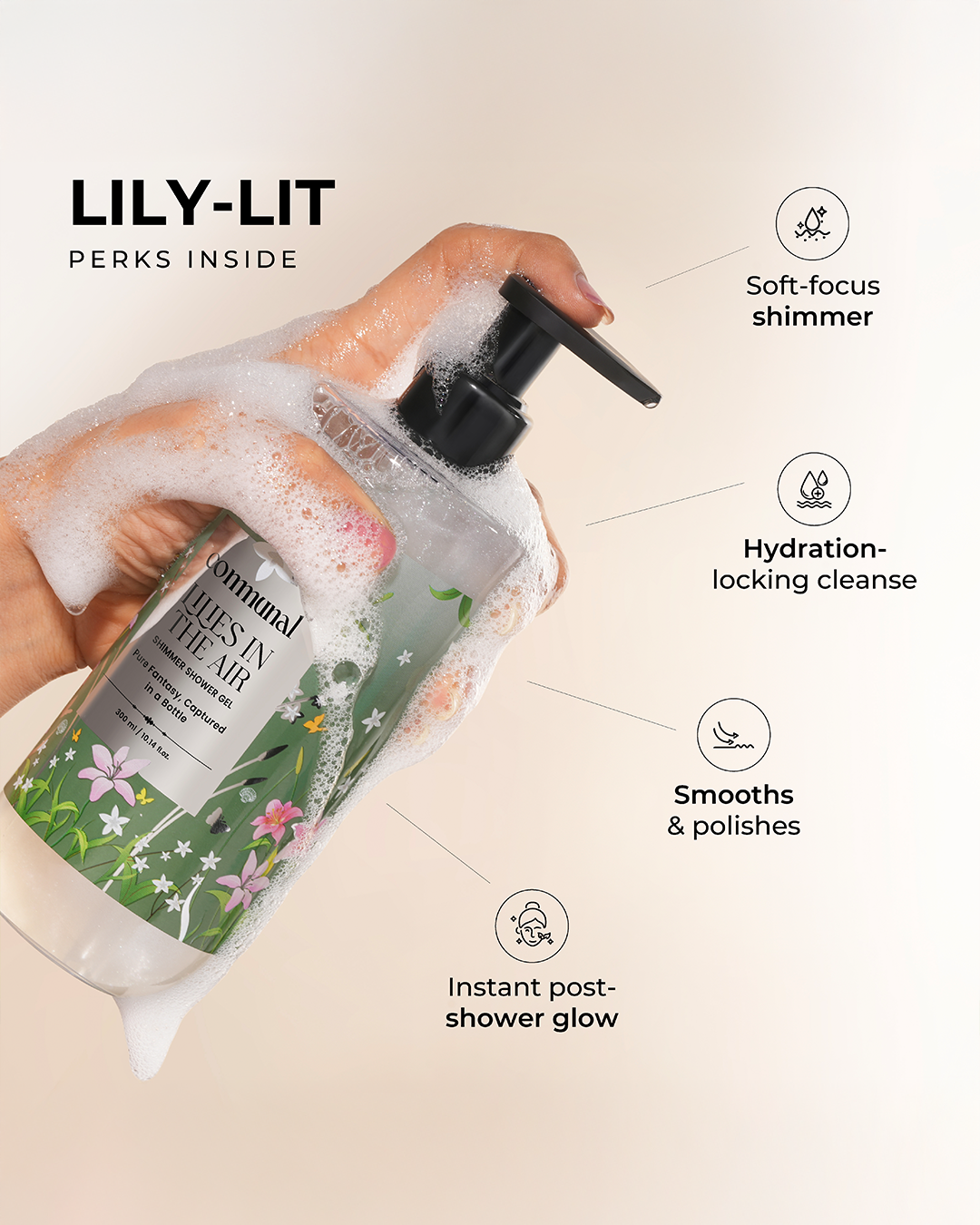 Lillies in the Air Shimmer Shower Gel