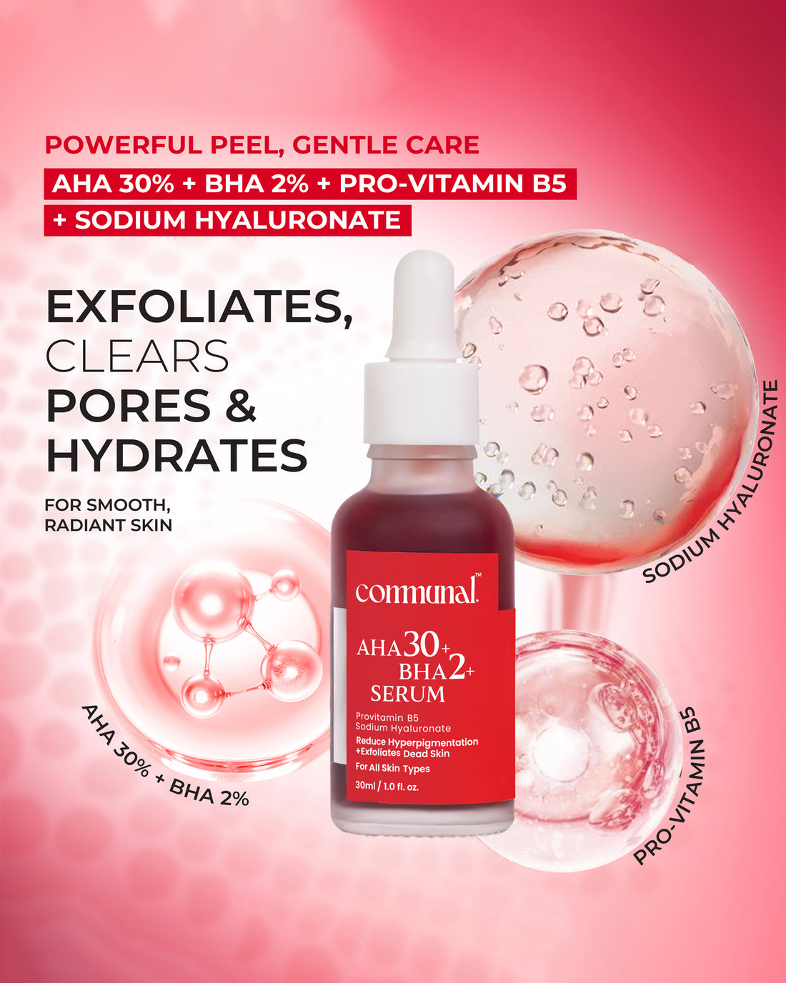 30% AHA + 2% BHA Face Serum